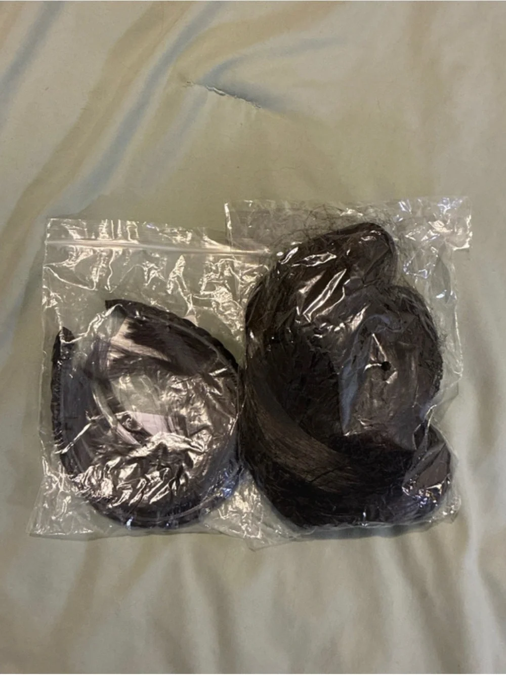 Black Clip-In Ponytail Extension with Braided Bangs Headband